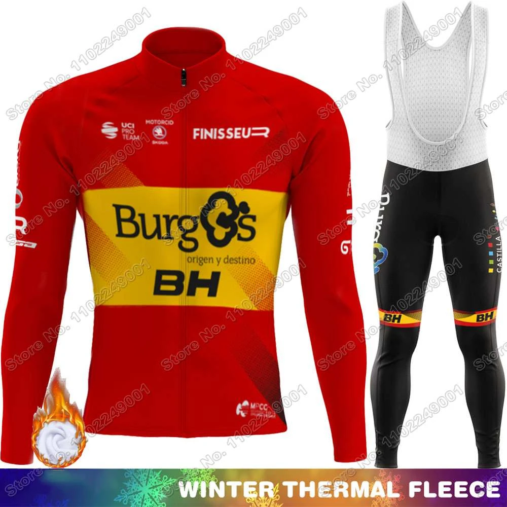 Beperken Centrum Kenmerkend 2023 Burgos BH Cycling Jersey Winter Set Spanish Pro Team Cycling Clothing  Men Road Bike Thermal Jacket Suit Bicycle Bib Tights| | - AliExpress
