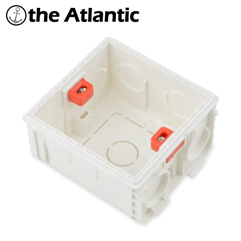 Wall Socket Box 86mm*86mm*50mm Recessed Junction Electrical Adjustable Plastic
