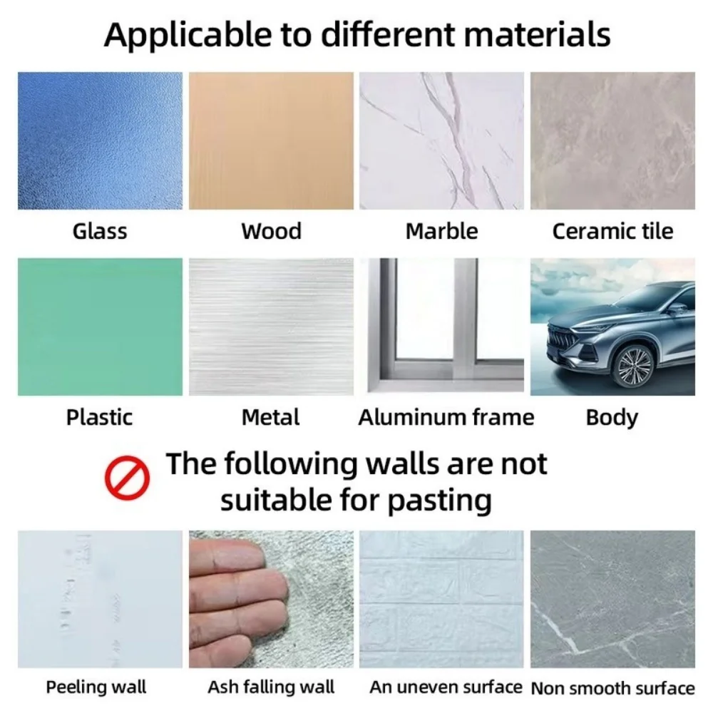 Double Sided Adhesive Tape Waterproof Removable Nano Adhesive Mounting Tape Transparent Nano Both Side Gadget for Home