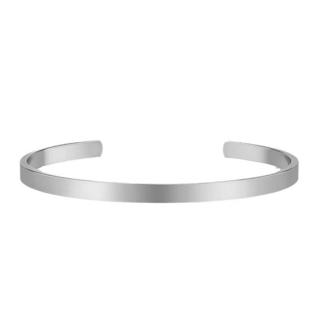Silver bangle only