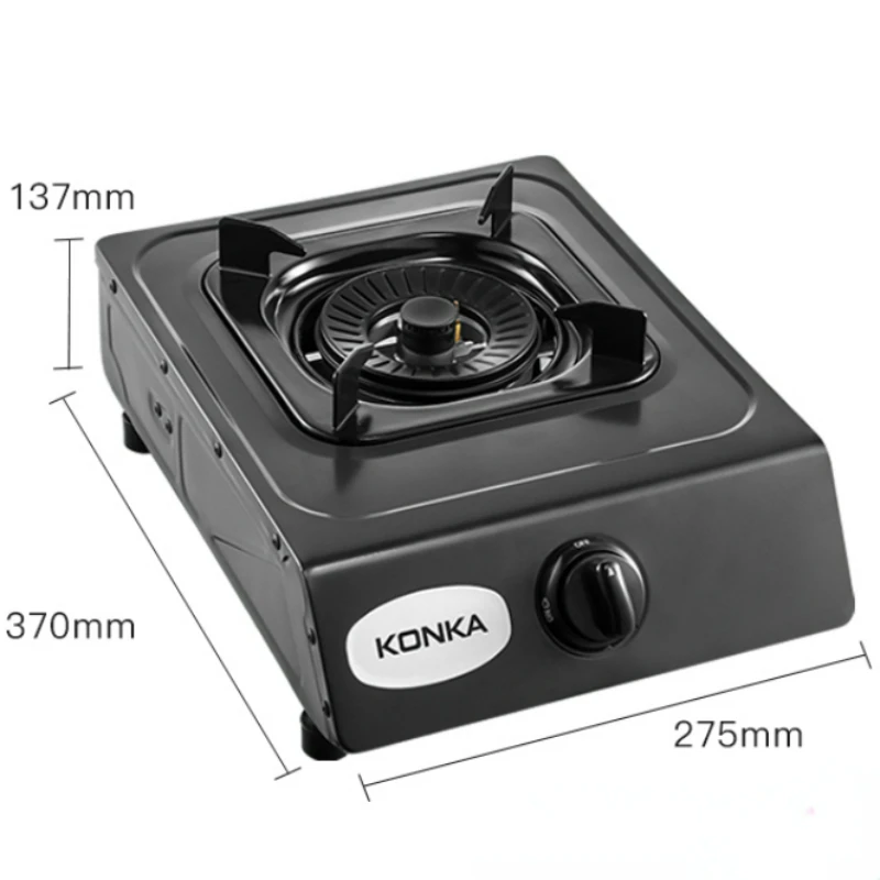 Windproof Gathering Energy Table Gas Single Stove Flame Out Protection Gas Stove for Kitchen 5.2KW Fierce Fire Natural Cooktop 3