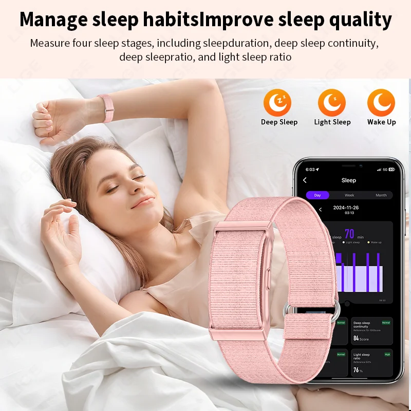 새로운 무화면 스마트워치 남성용 스포츠 아웃도어 피트니스 심박수 모니터 IP68 방수 안드로이드 IOS 2026용 신형 스마트워치