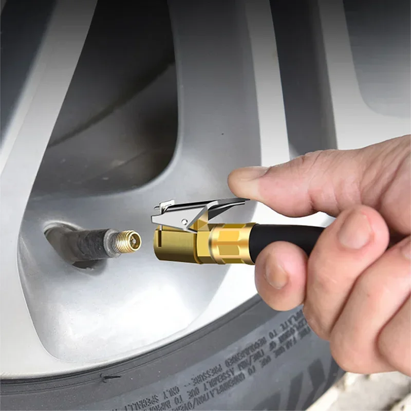 Retoo Bandenpomp 220 psi Perslucht Luchtdrukmeter Multifunctioneel Bandenspanningsmeter voor Auto's, Motorfietsen en Fietsen