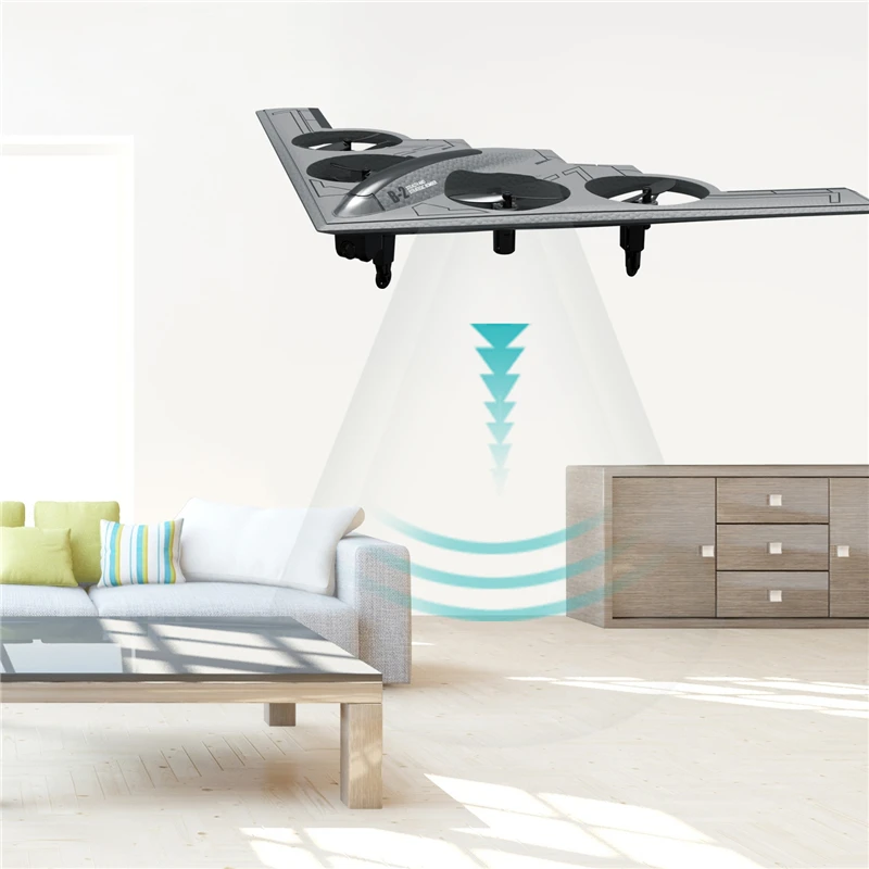 For B2 Fighter Stealth Bomber WIFI FPV Remote Control Plane 480P Camera RC Airplane 2.4G Turbofan Structure Hover Big Glider 2