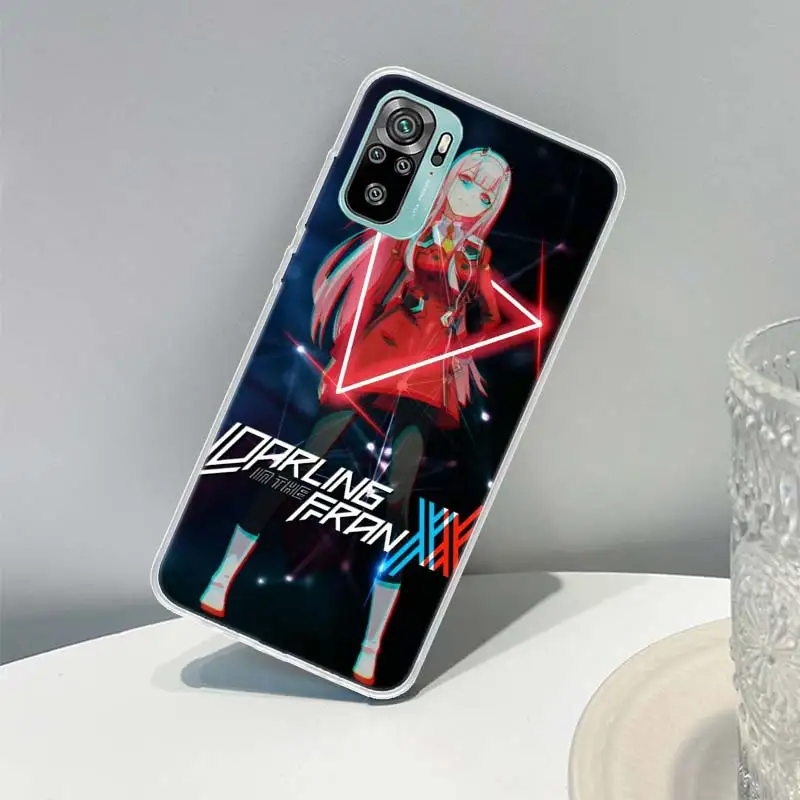 ZERO TWO 002 Darling In The Franxx Cover Phone Case for Xiaomi Redmi 10C 10A 10 9C 9A 9 9T 12 12C 8 8A 7 7A 6 6A S2 K20 K30 K40