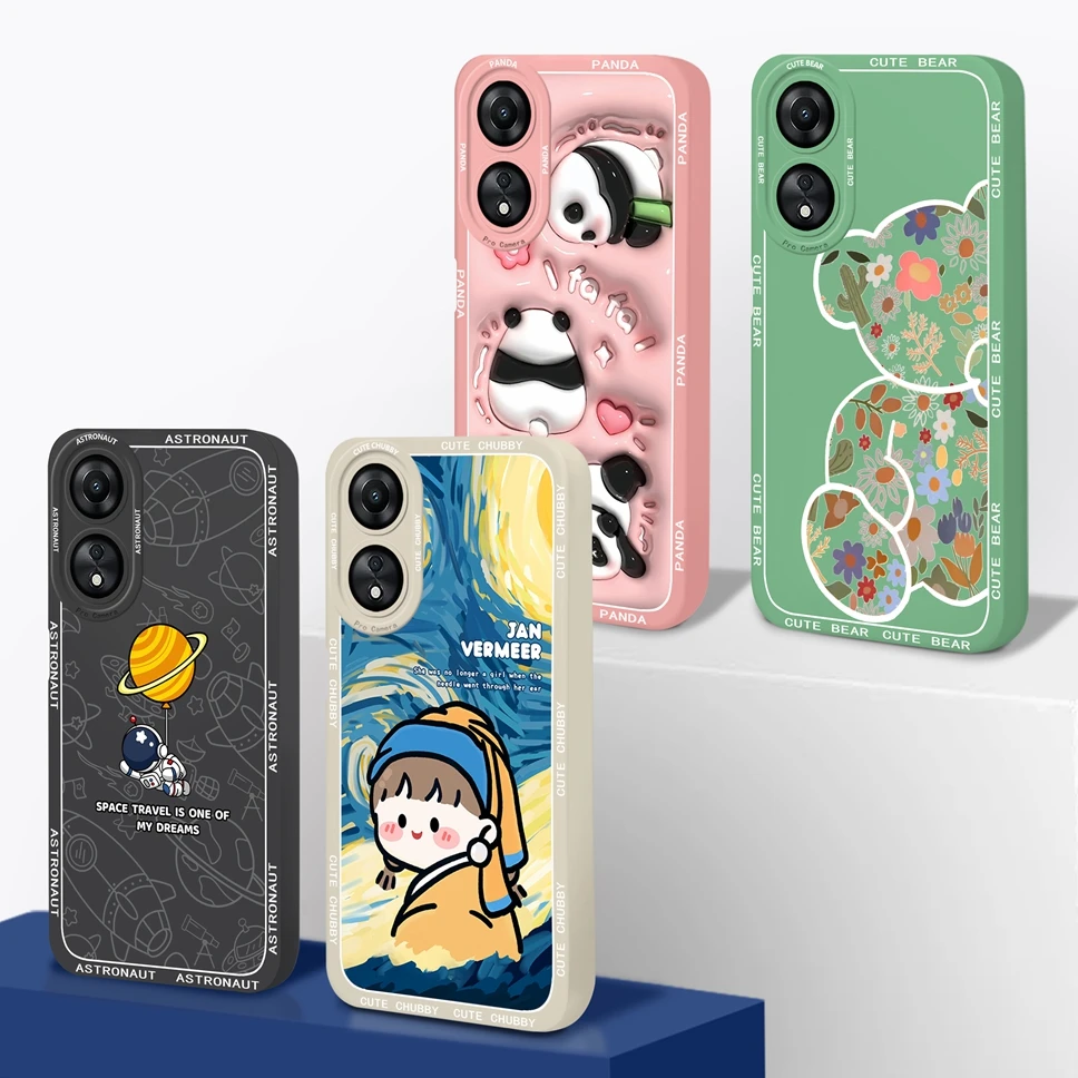 Cute Flowers Silicone Protective Phone Case - Stylish Back Cover Casing Shell with Bumper Protection