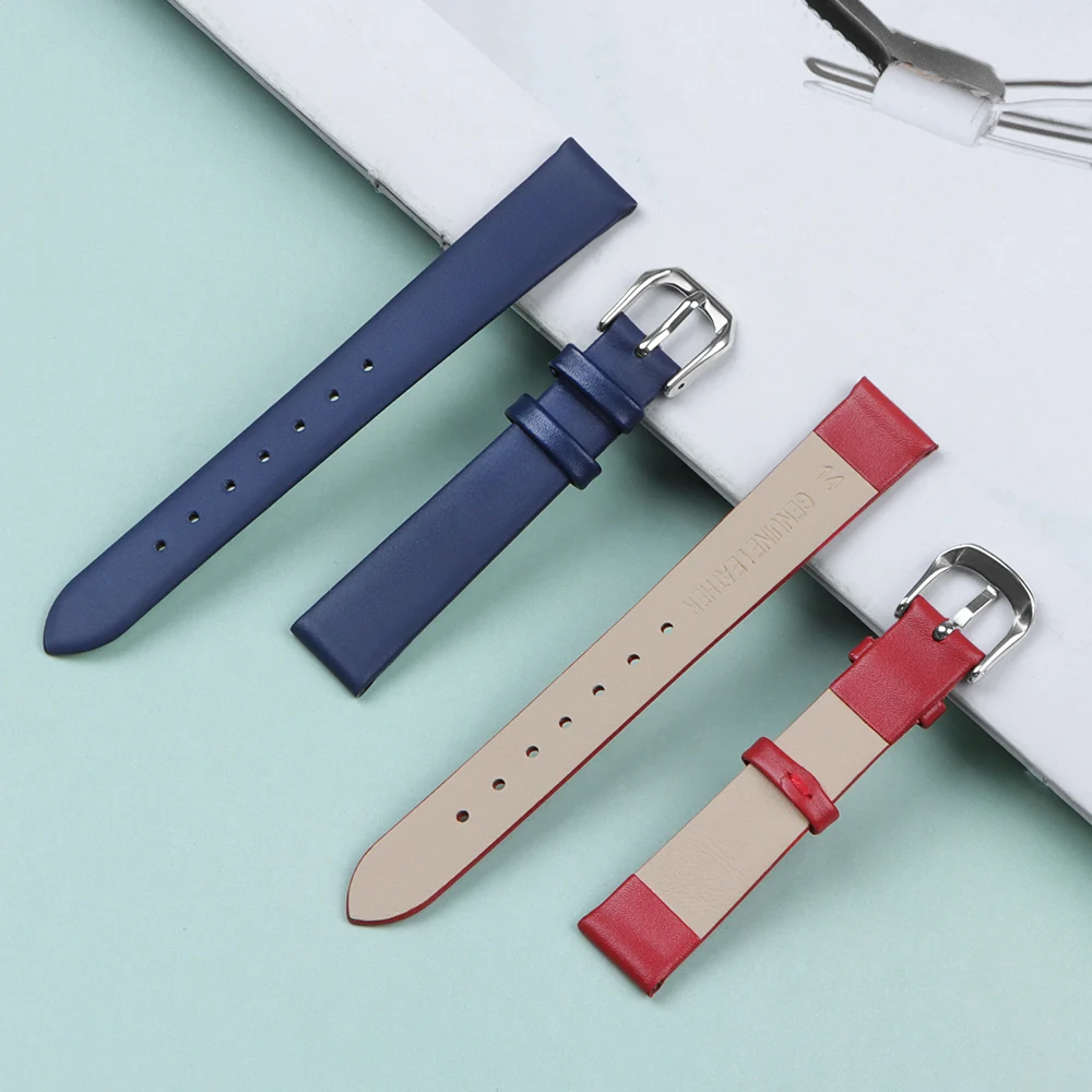 Premium Cowhide Leather Ultra Thin Soft Watch Strap Bracelet