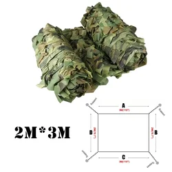 Camouflage Netting Roll for Outdoor and Party Decor (2M x 3M)