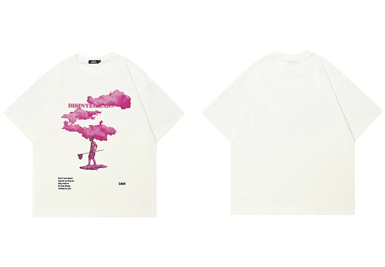 Pink Clouds Street T-shirt 4 Pink Clouds Street T-shirt S1db2da22ac4241e2aad208da0df78ed02
