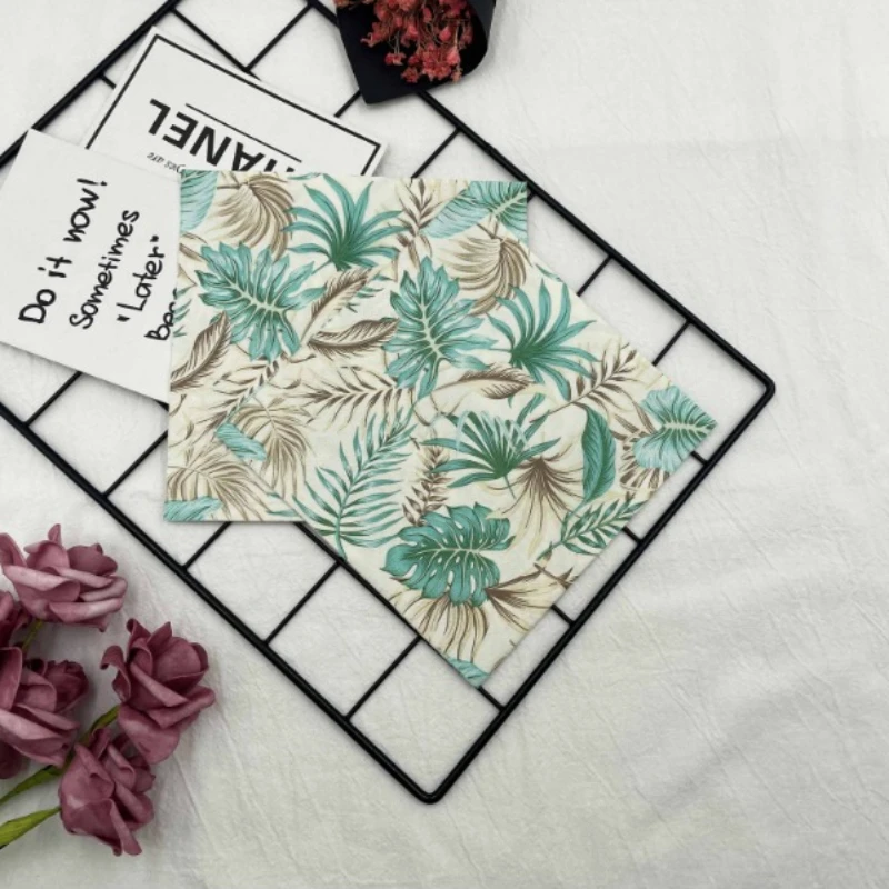 Paper Napkins Disposable Paper Placemats Tissue Paper Decoration 20pcs/pac Colorful Printed Napkins