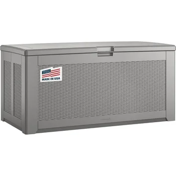 Extra Large Resin Outdoor Storage Deck Box (134 Gal) 1