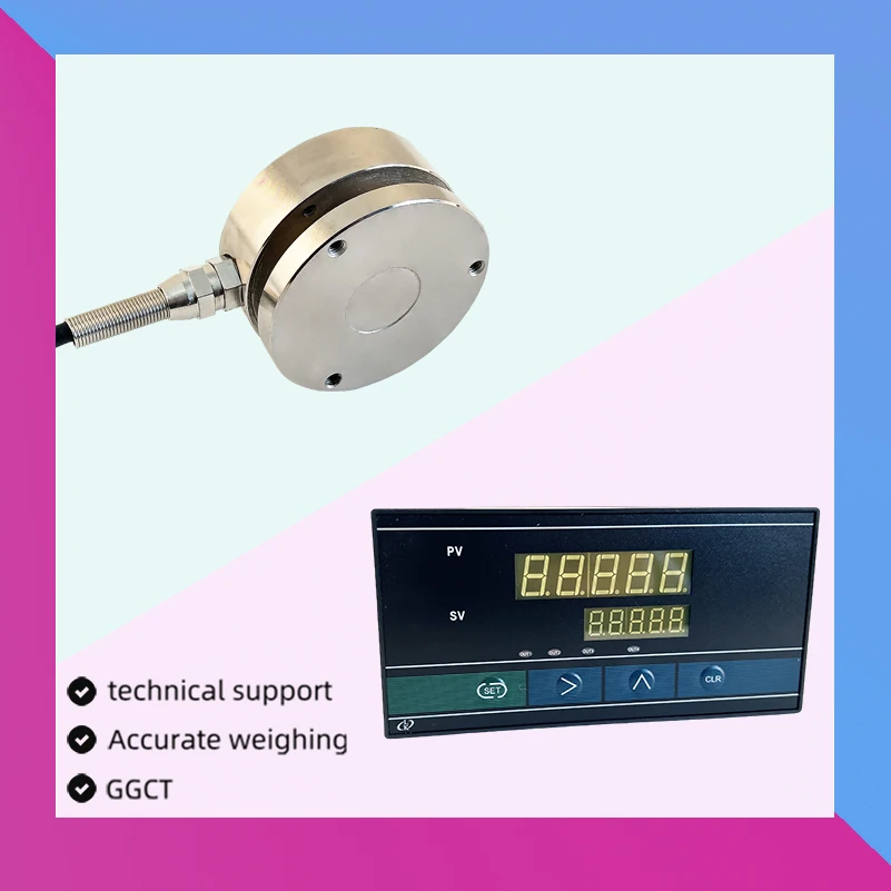 Capteur de poids à diaphragme planaire de 58mm, cellule de charge avec indicateur, Instrument d'affichage pour l'éducation, la Science, la technologie, l'échelle de Force
