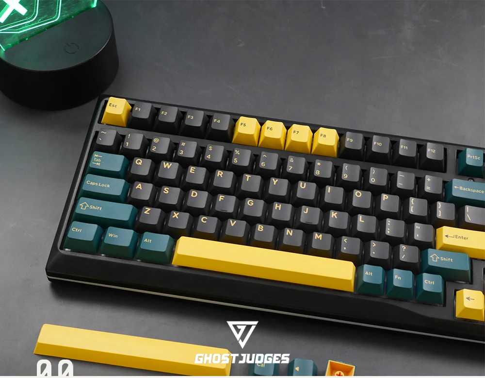 Doubleshot Keycap para teclado MX, juízes fantasmas,