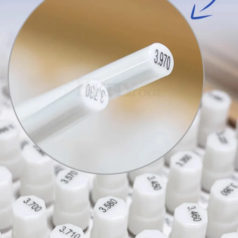 1개, 범위 0.5-10.00mm, 세라믹 핀 게이지, 0등급, 맞춤형 게이지, 목공, 검사, 기계 및 측정용 도구