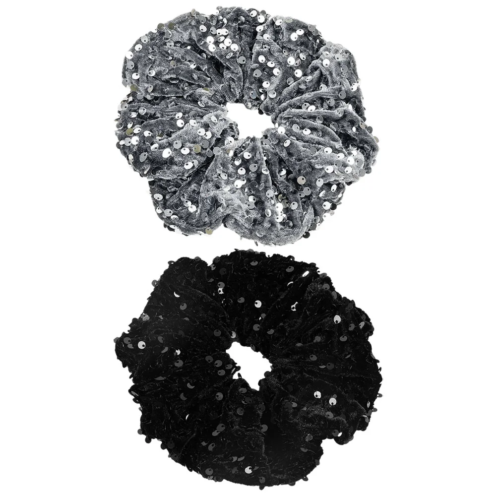 

Sequin Hair Scrunchie Hair Bobbles Elastic Hair Ties Ropes Ponytail Holders Hair Wrist Ties Bands Hair Accessories Women