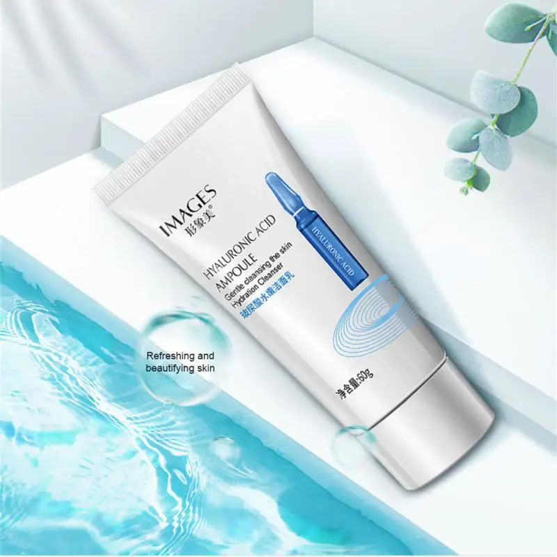 Face Wash-60g Deep Cleansing Sakura Facial Cleanser Moisturizing Nicotinamide Amino Acid Gentle Face Washing Milk Refreshing Oil Control
