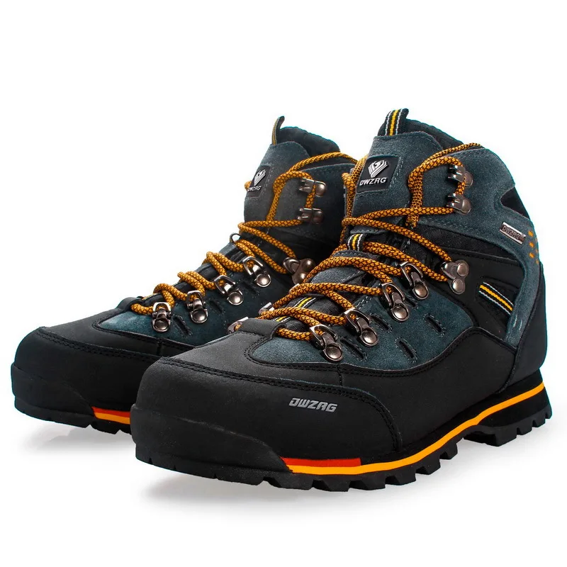 

Hot Men Outdoor Ankle Boots Waterproof Sports Shoes Mountain Climbing Classic Footwear Leather Sneakers Hiking Boots size40-47