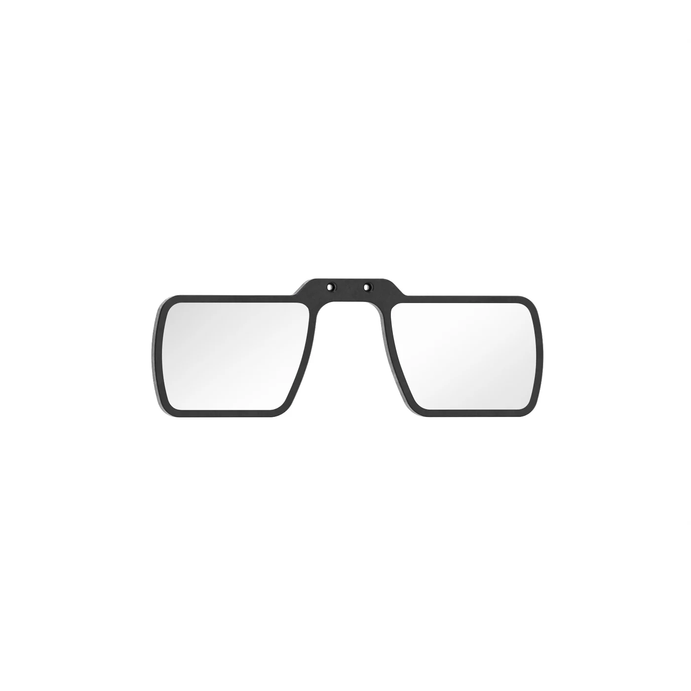 Monture d'objectif Walksnail installée sur des lunettes FPV Avatar HD L, montrant l'alignement parfait avec l'objectif.