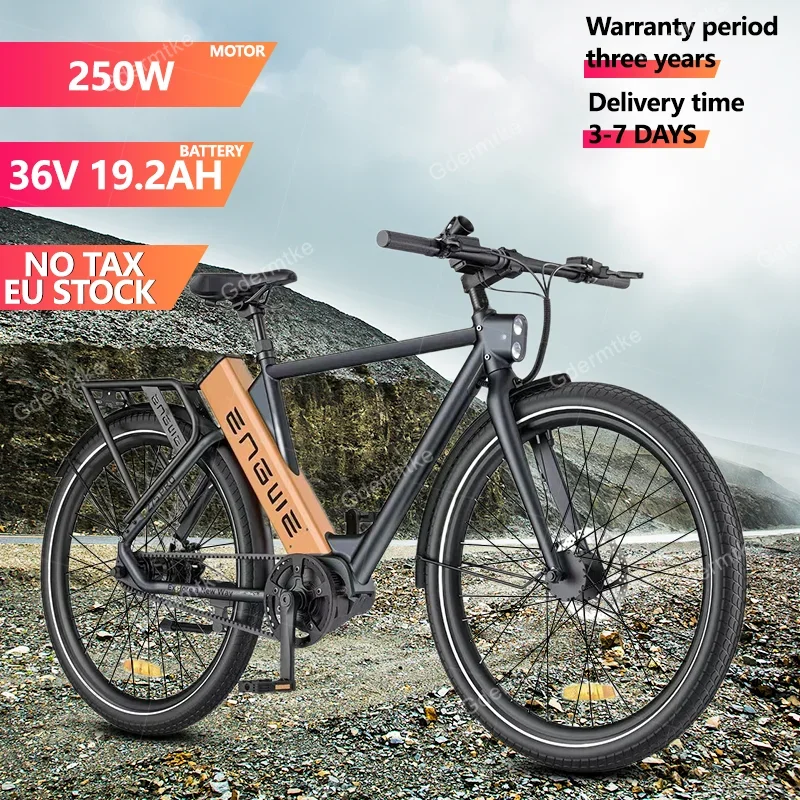 Bici Elettrica Engwe P275 Pro 250W Motore 27.5 Pollici Pneumatico Riflettente Antiforatura Bicicletta Elettrica 36 V19.2Ah Batteria Modalità Pas Ebike