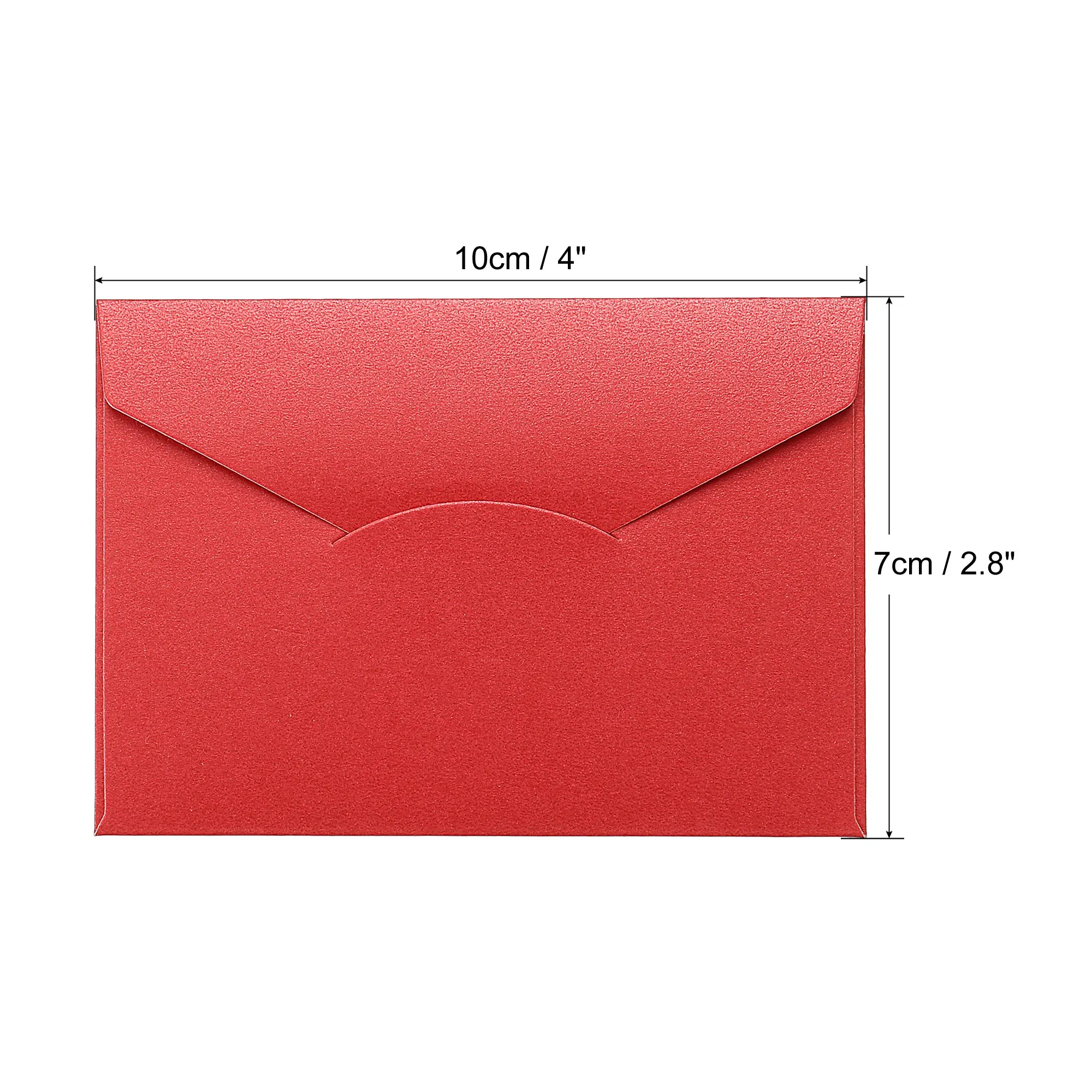 50Pcs V Flap Envelopes Pearl-coated Paper Western Envelope for Wedding Party Invitation Greeting Cards Gift Business Envelopes