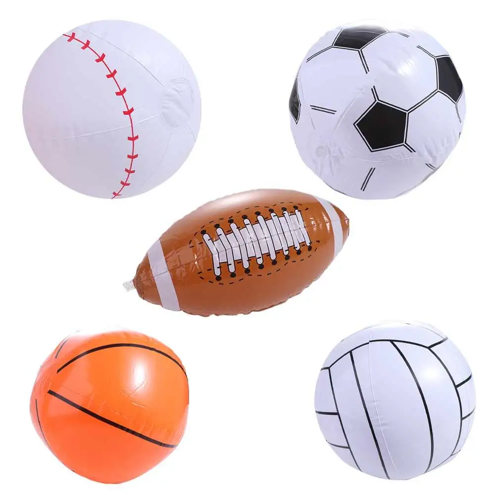 Rugby Inflatable Football Blow Up Beach Ball Inflatable Baseball Sport Balls Pool Toys Inflatable Toy Ball Party Decorations