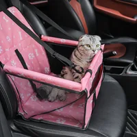 Pet Dog Car Carrier Seat Bag Waterproof Basket Folding Hammock Pet Carriers Bag For Small Cat Dogs Safety Travelling Mesh bag