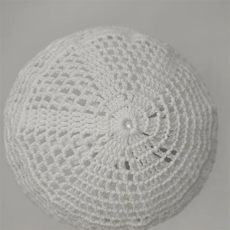 Fez Muslim Caps For Men Clothing Freeshipping Turkey Prayer Hat Knitted Kufi Kippah Islamic Saudi Arabia Jewish Mesh Wool White