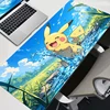 Large Gaming P-pokemon Pikachu Mousepad Keyboard Pad Gamer Mouse Pad on The Table Speed Desk Mat Anime 900x400 Soft Mouse Mats 5