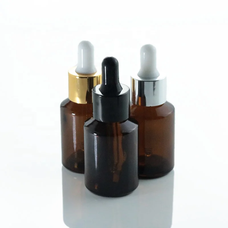 

240 шт. * 30 мл янтарно-коричневые стеклянные бутылки для пипетки с золотыми/серебряными/черными пипетками пустые образцы флаконы для парфюмерии макияжа масла