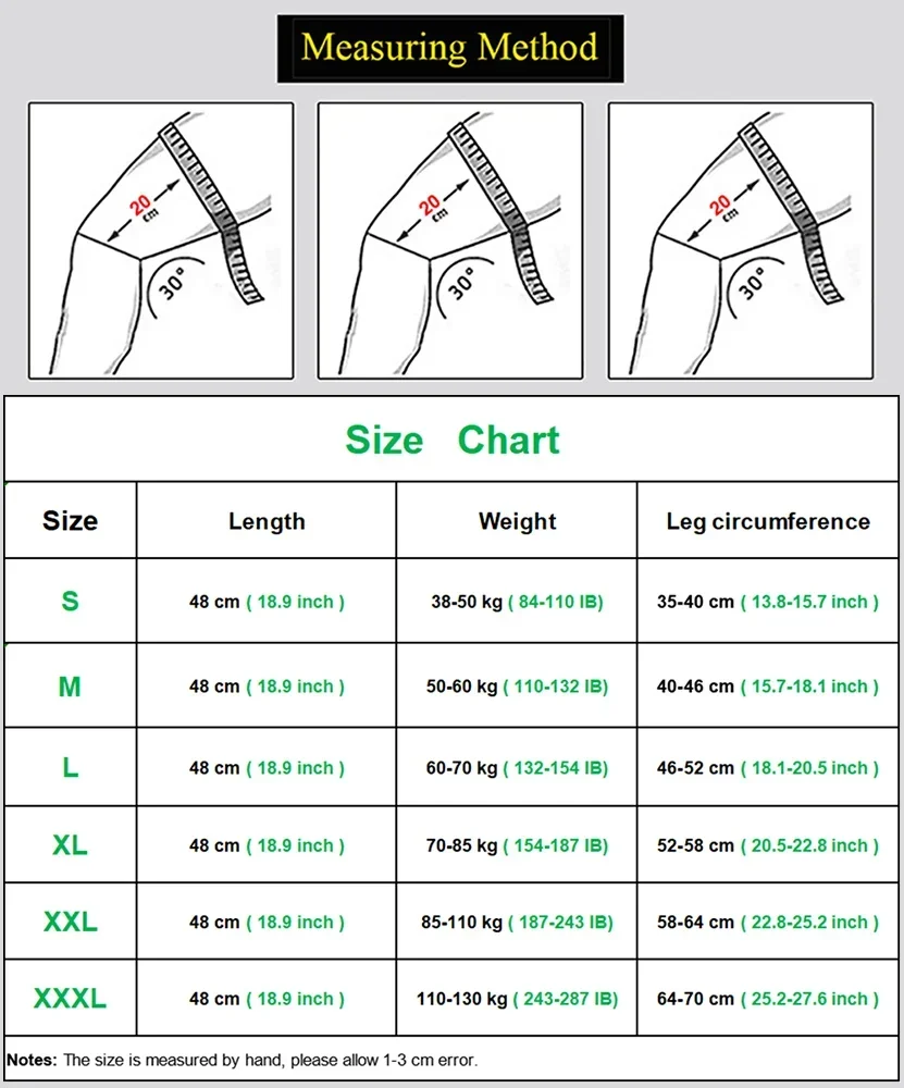 Leg Knee Support Protectors 1Pc Knee Support Brace Compression Long Full Legs Sleeve Arthritis Relief Running Gym Sport Pad