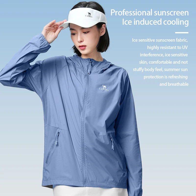 GOLDEN CAMEL Sun Protection Clothing Light Breathable Anti