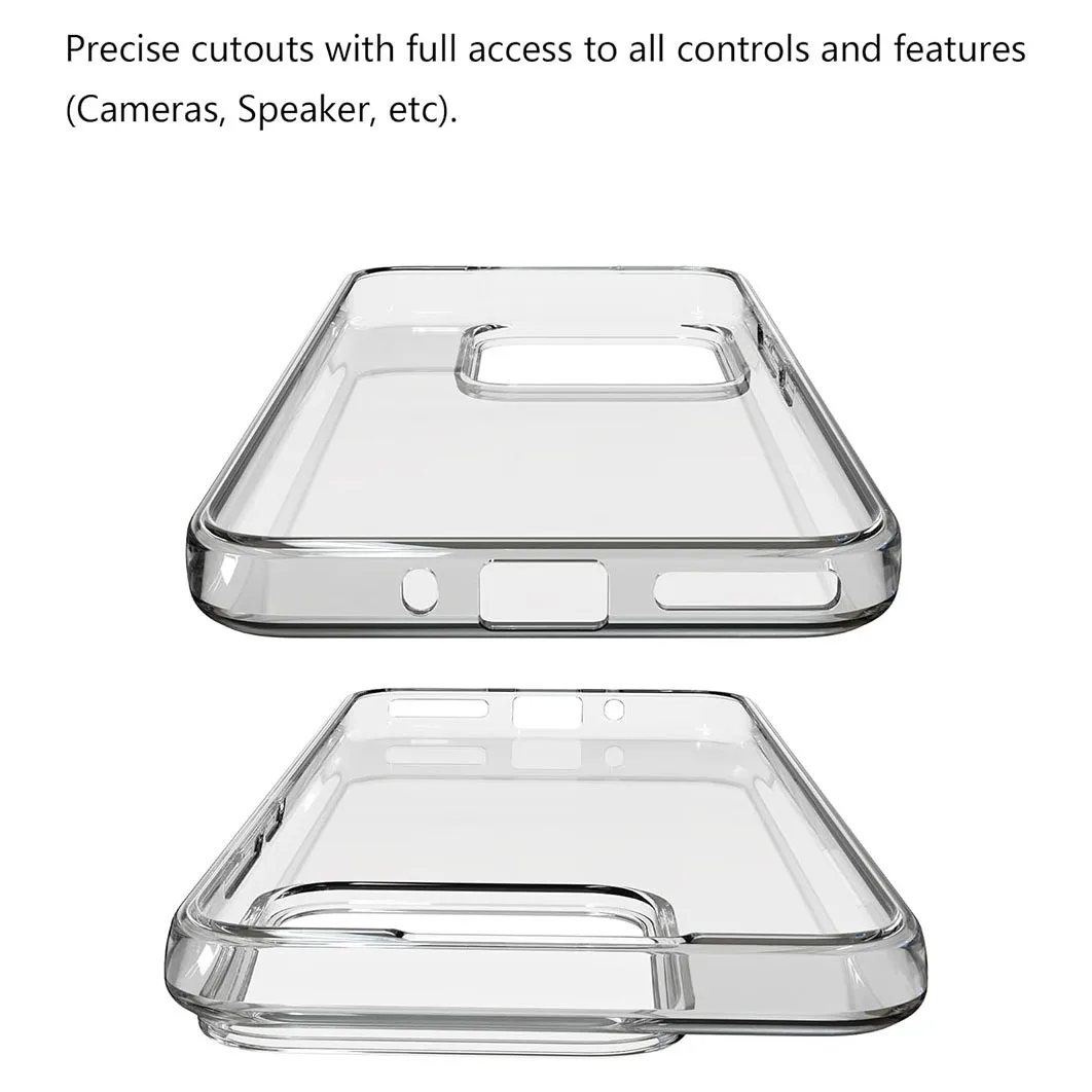 حافظة رفيعة للغاية من السيليكون الشفاف الناعم لهات...