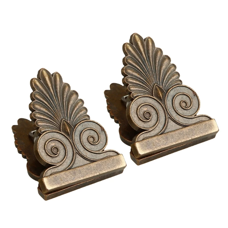 Clip per raccoglitori con clip in metallo retrò eleganti con contenitore trasparente per rilegare documenti a scuola e in Y4QF - immagine 5