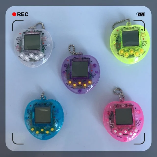 Dinosaur Egg Transparent Electronic Pets Tamagotchi 90S Nostalgic 49 Pets In One Virtual Cyber Digital Pet Toys Pixel Play Toys 5