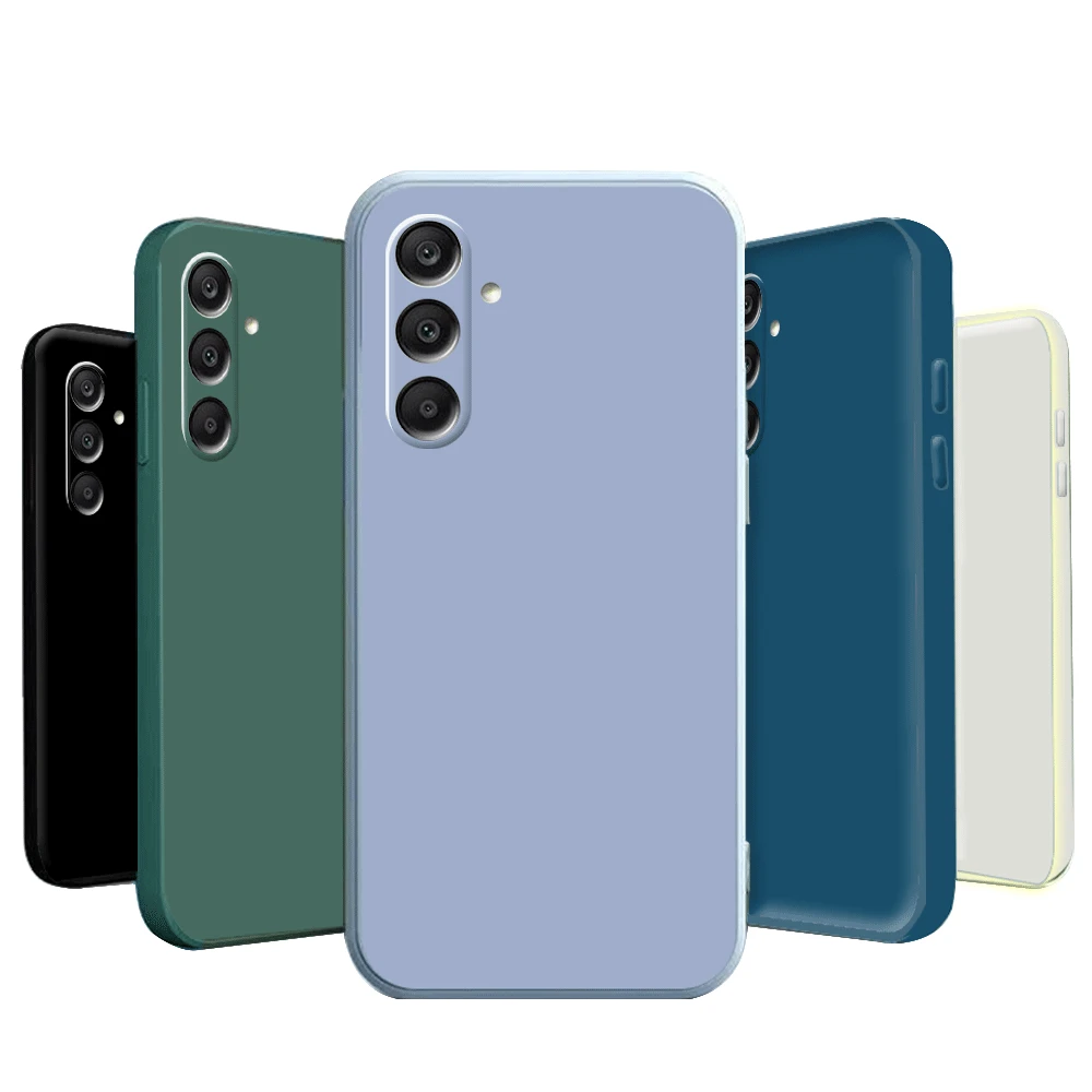 Premium Liquid Silicone Shockproof Phone Case - Durable TPU Protective Back Cover