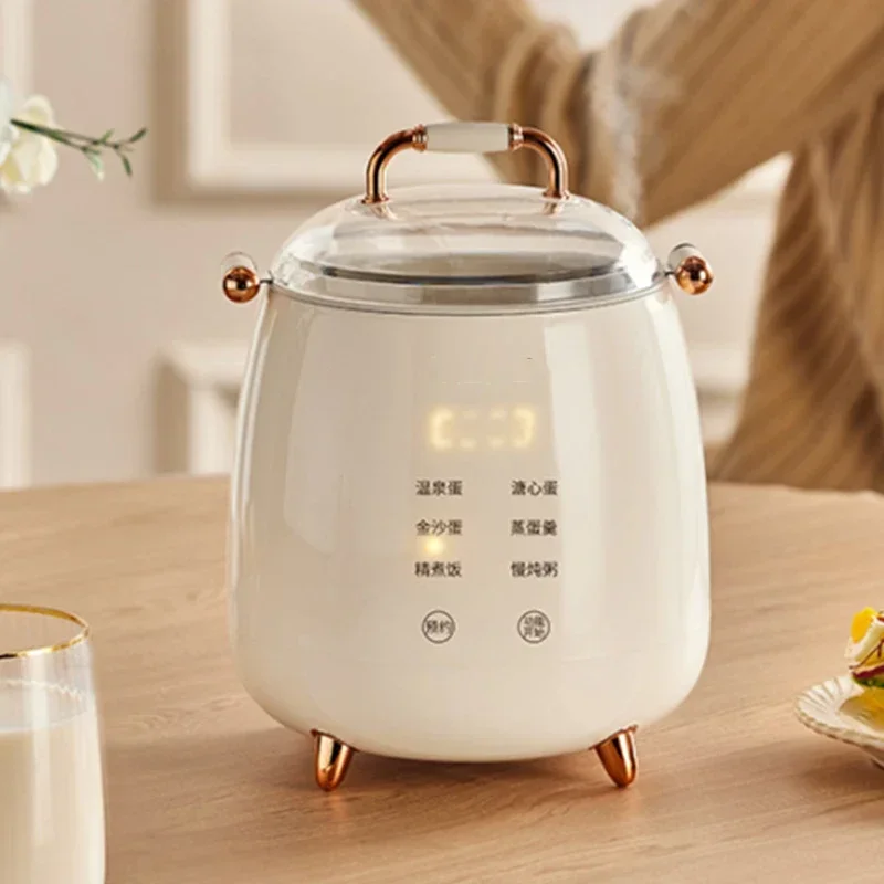 New Egg Poacher Small Household Egg Steamer Multi-function Automatic Power Off Breakfast Machine Poacher Porridge