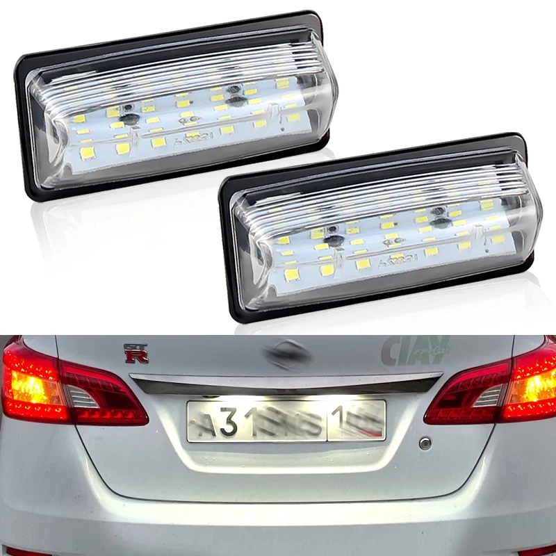 

2 шт., белая лампа для Nissan Altima Maxima Murano Pathfinder Rogue Quest Sentra Versa Note JX35 QX60