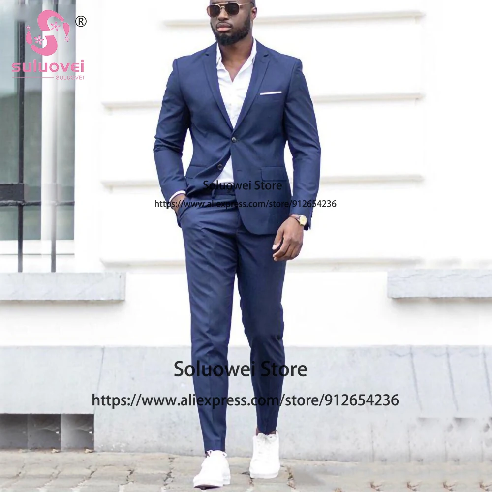 Mariage Homme Veste De Costume Homme Bleu Costume Homme Mariage