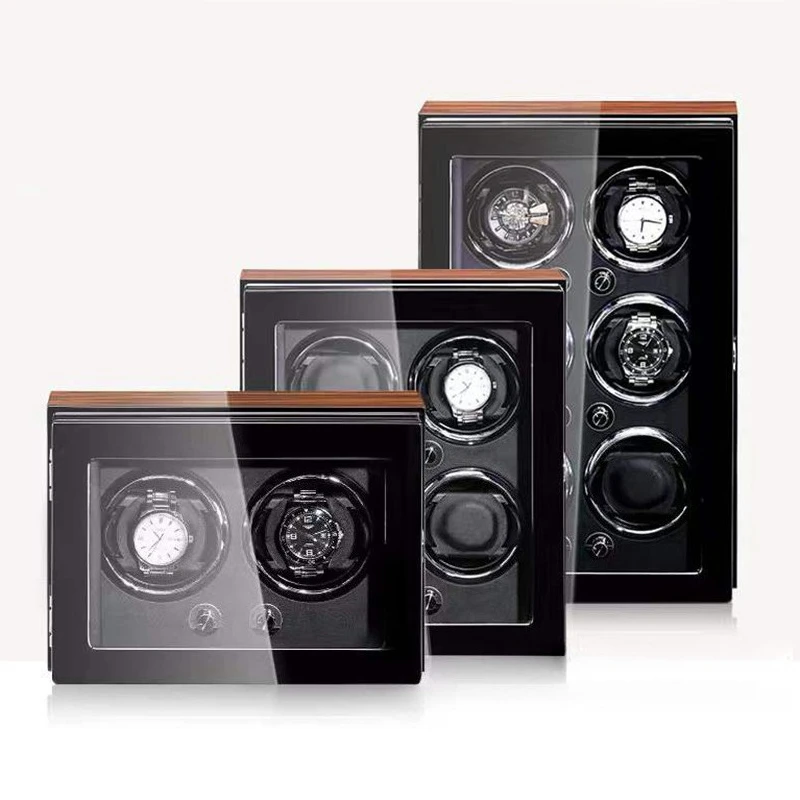 Large Capacity Automatic Watch Winder Cabinet with Piano Lacquer Finish, Rectangular Wo... - SKU LAWW1123 - UGI Packaging