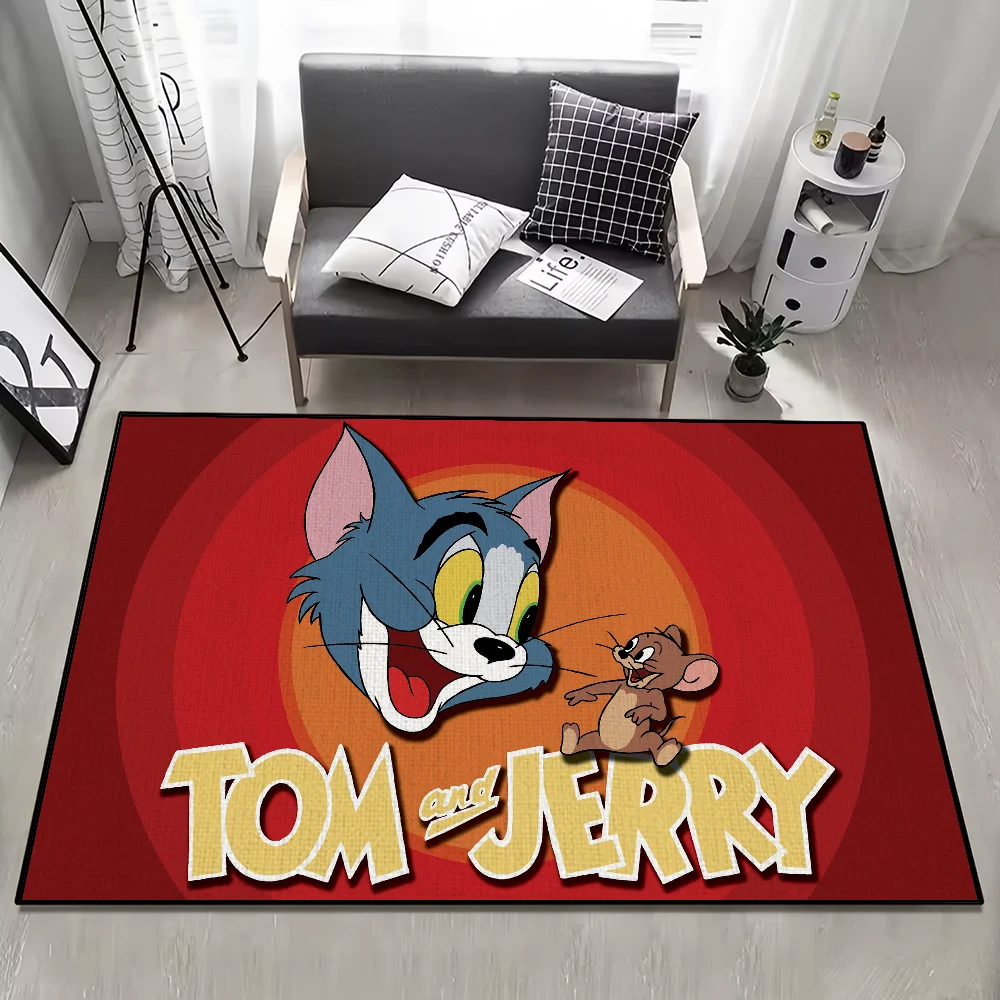 BeastKingdom T-Tom and J-Jerry Door Mat Welcome Entrance Balcony Bathroom Floor Non-slip Rug Bedroom Carpet Home Decoration 3