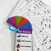 Kids Montessori English Word Lists Cards ESL Teaching Materials Sight Words Writing Vocabulary Building Autism Learning Toys 6