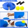 Tennis Training Ball with String & Rebound Baseboard Self Practice Tool Beginners Sport Exercise Solo Tennis Training Equipment 3