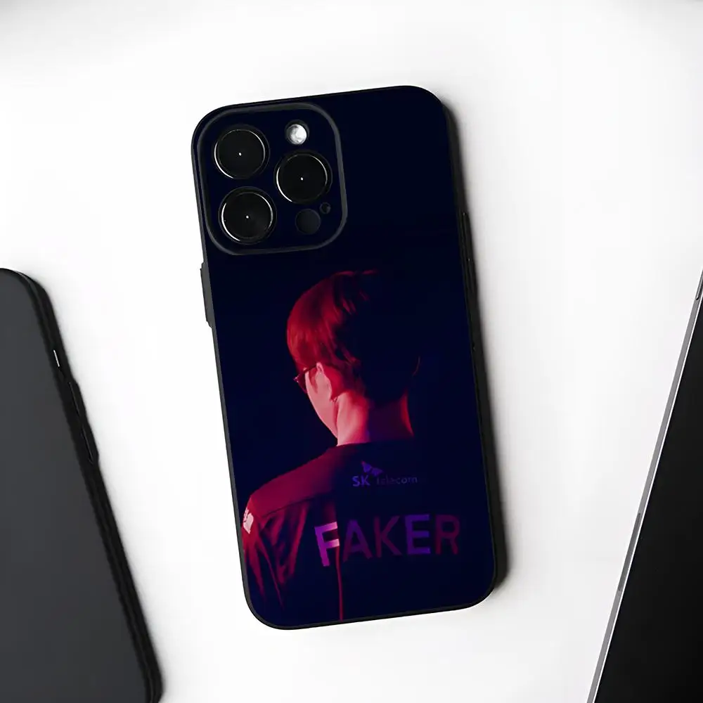 SKT T1 Esports Black Soft Phone Case