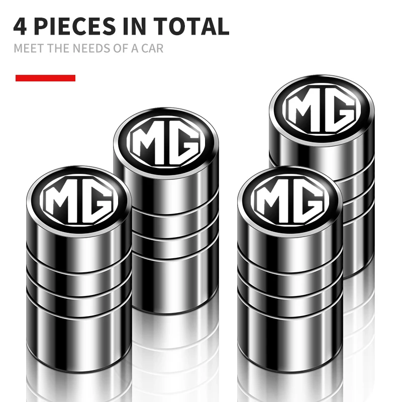 Bouchon de Valve de pneu de voiture en métal, Logo MG MG3 MG5 MG6 MG7 TF ZR  ZS ES HS EZS Morris 3 GS, couvercle de pneu, accessoires - AliExpress