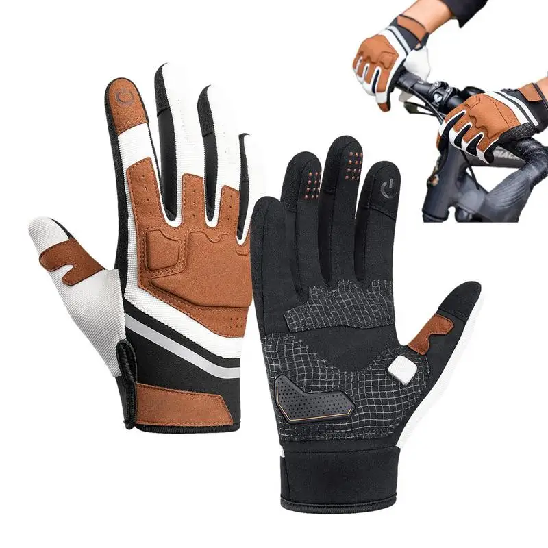 

Mountain Bike Gloves Touch Screen Fitness Climbing Bike Mountain Bike Gloves Cycling Gloves Full Finger Bicycle Sports Gloves