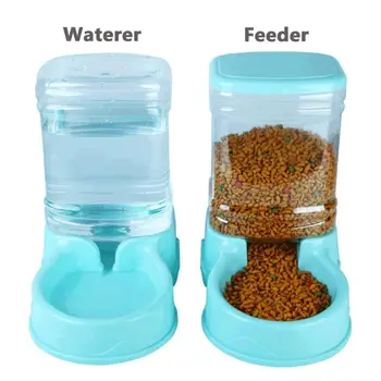 3.8L PP material Pet feeder Pet Water Fountain Drink Bowl Automatic Pet Feeder Large Cat Dog Food Dispenser 1