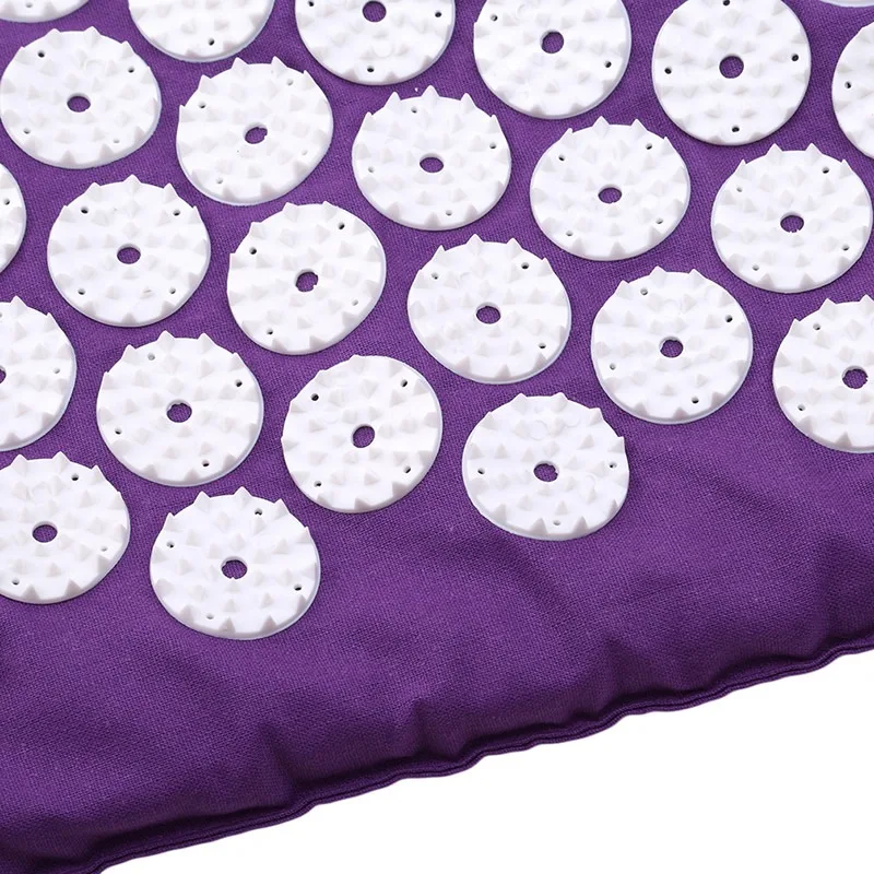 Massager Yoga Mat Cushion acupressure Massage Mat Spike Fitness yoga Pilates Relieve Stress Back Pain Applicator kuznetsov