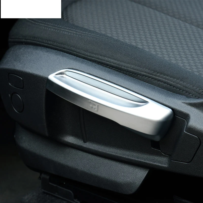 

For BMW 118i New 1 2 Series F20 218i 2016 2017 ABS Matte Chrome Accessories Seat Backrest Adjustment Cover Trim Car-Styling