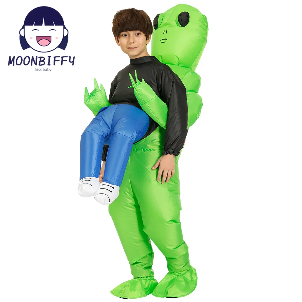 

Adult Kids Alien Inflatable Costume Boys Girl Party Cosplay Costume Funny Suit Anime Fancy Dress Halloween Costume for Man Woman