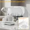 Baby Bottle Storage Organizer Large Baby Bottle Organizer with Cover Dust-Proof Containers for Pump Feeding Pantry Countertop